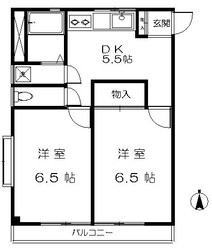 東山コーポⅡの物件間取画像